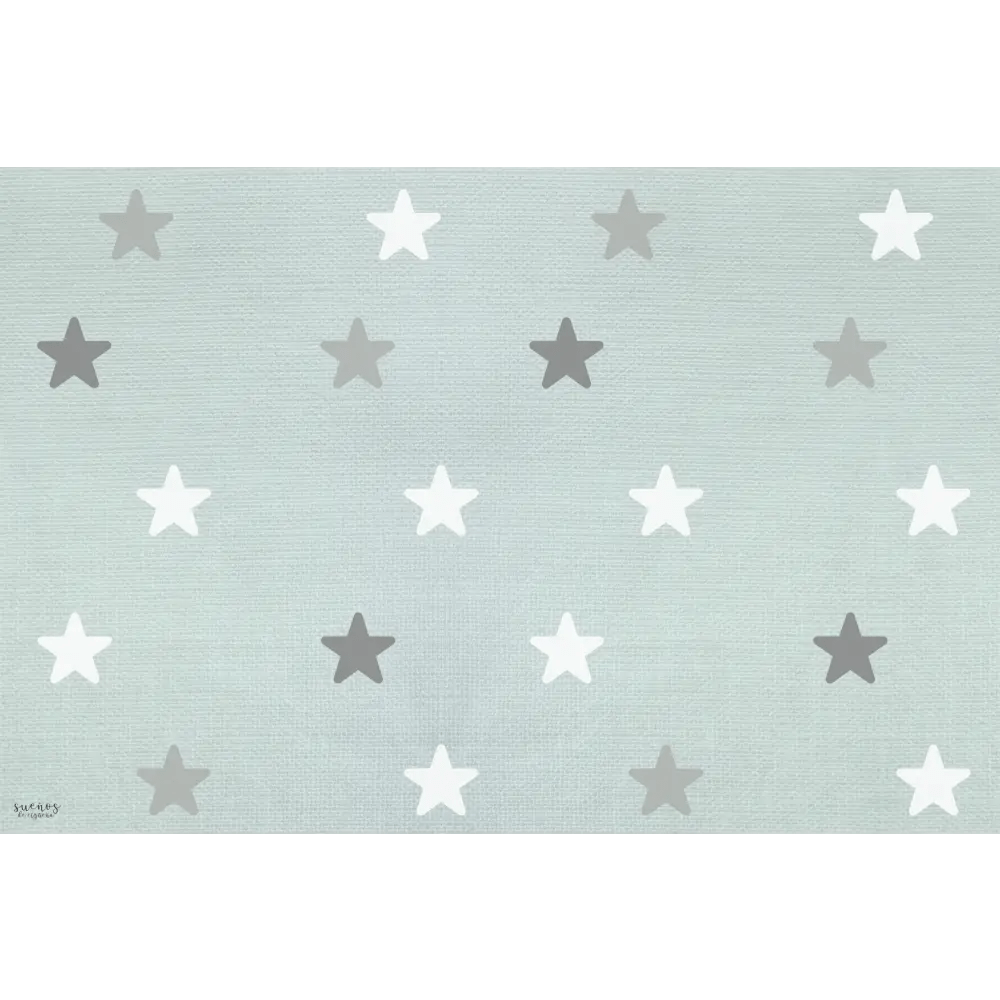 Alfombra Vinilica 120x160 Mod. STARS - Sueños de Cigueña 