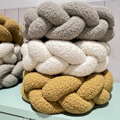 Trenza Protector de Cuna 200cm BOUCLE TOFFEE - Sueños de Cigueña 
