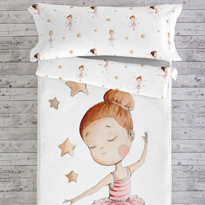 Funda Nordica para CUNA Bailarinas - SUEÑOS DE CIGUEÑA - Sueños de Cigueña 