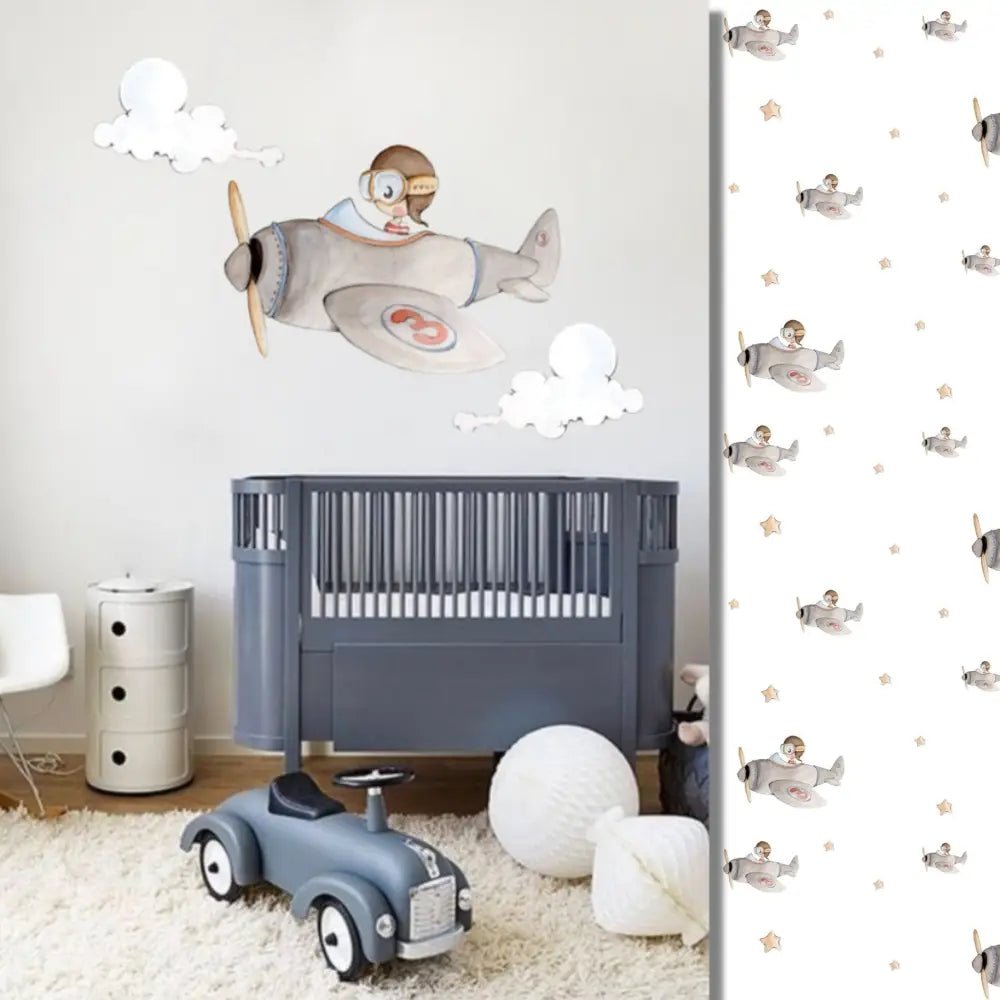 Papel Pintado CUCO SDC-CC-001 - Sueños de Cigueña 