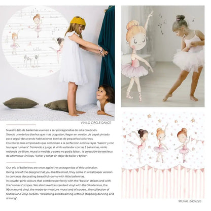 Papel Pintado DANCERS SDC-CC-002 - Sueños de Cigueña 