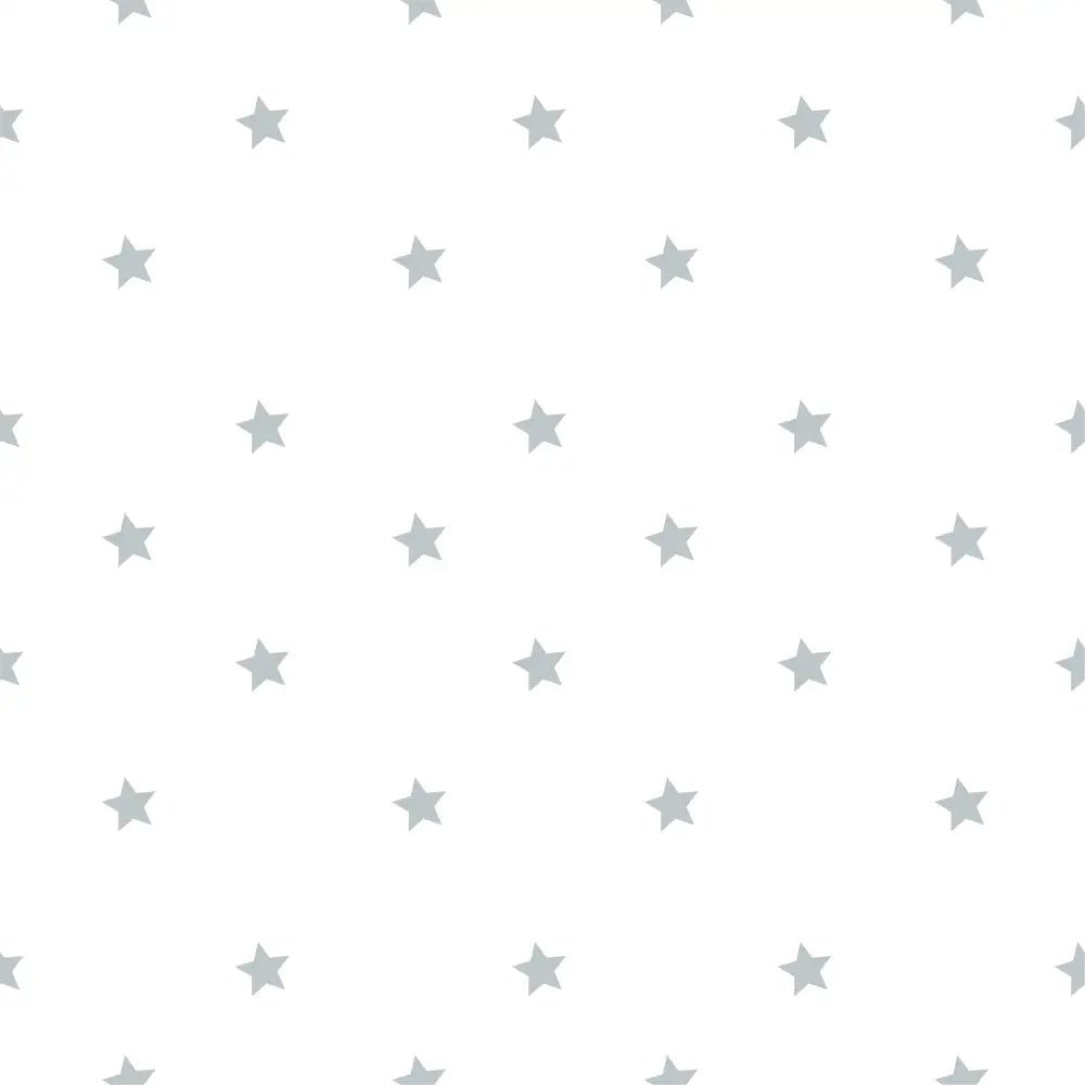 Papel Pintado ESTRELLAS Azul empolvado - Sueños de Cigueña 