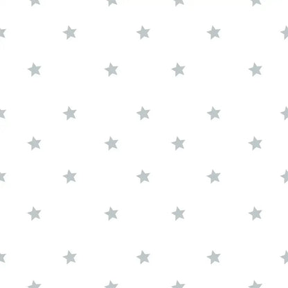 Papel Pintado ESTRELLAS Azul empolvado - Sueños de Cigueña