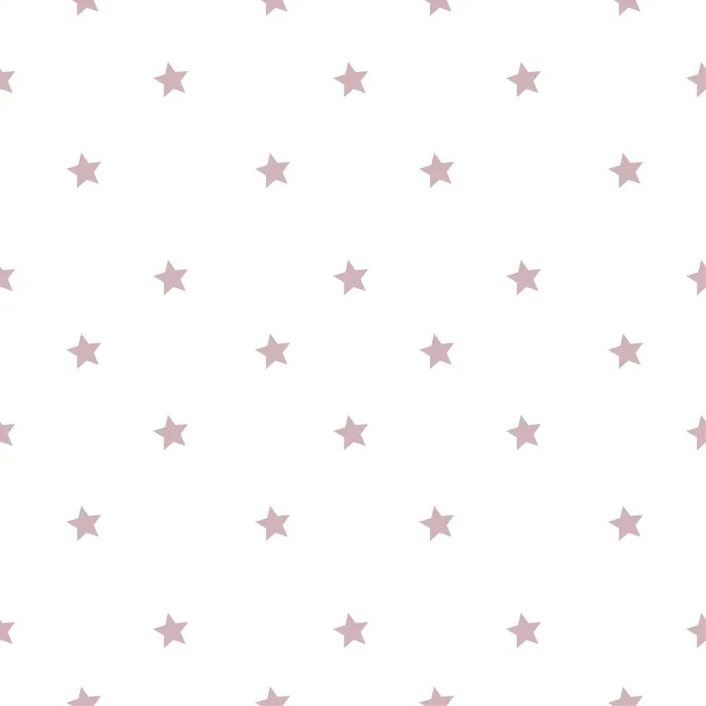 Papel Pintado ESTRELLAS Rosa empolvado - Sueños de Cigueña 