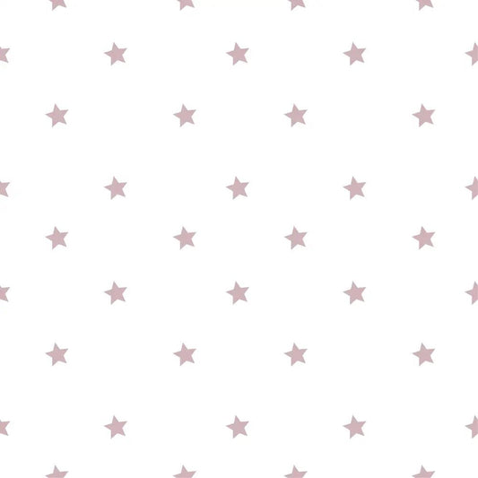 Papel Pintado ESTRELLAS Rosa empolvado - Sueños de Cigueña 