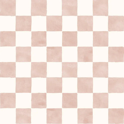 Papel Pintado Infantil "Damas" Acuarela Rosé - Sueños de Cigueña 