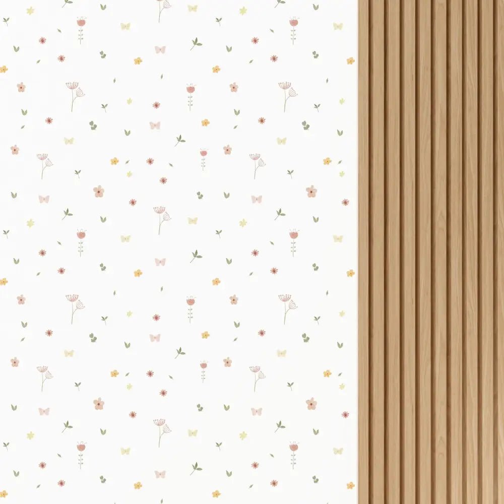 Papel Pintado Primavera en Flor LIBERTY - Sueños de Cigueña 