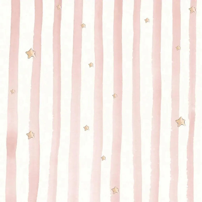 PAPEL PINTADO | RAYA ACUARELA ROSA