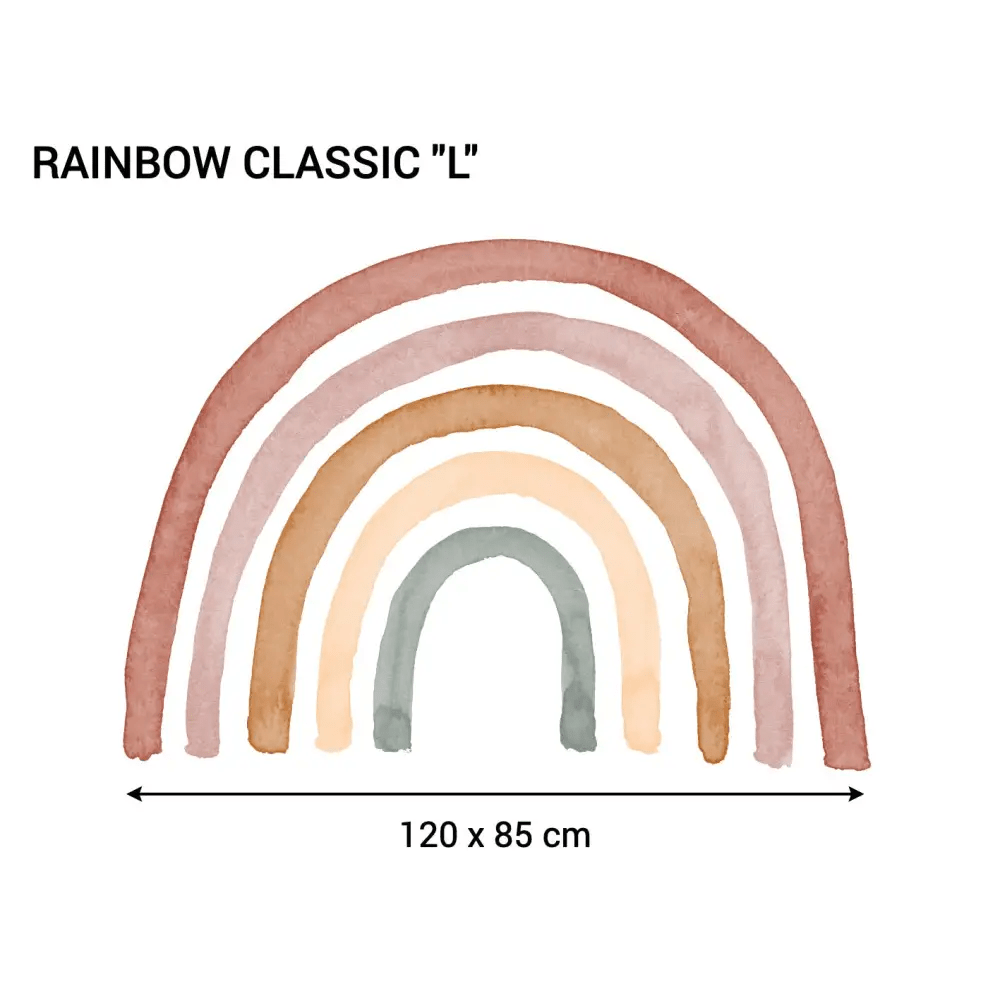 Vinilo Infantil Reposicionable RAINBOW CLASSIC - SUEÑOS DE CIGUEÑA - Sueños de Cigueña 