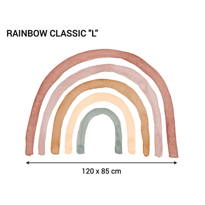 Vinilo Infantil Reposicionable RAINBOW CLASSIC - SUEÑOS DE CIGUEÑA - Sueños de Cigueña 