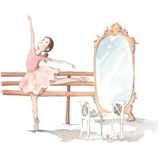 Vinilo Decorativo Infantil Ballet DANZA - SUEÑOS DE CIGUEÑA - Sueños de Cigueña 