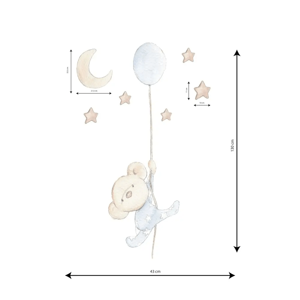 Vinilo Decorativo Infantil BALLOON BOY - SUEÑOS DE CIGUEÑA - Sueños de Cigueña 