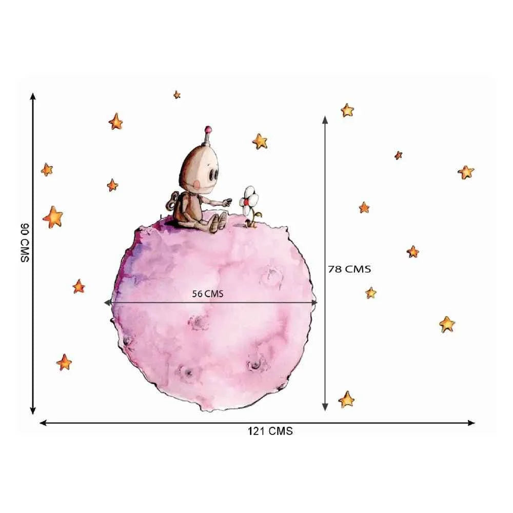 Vinilo Decorativo Infantil BOTTY EN EL PLANETA - Sueños de Cigueña