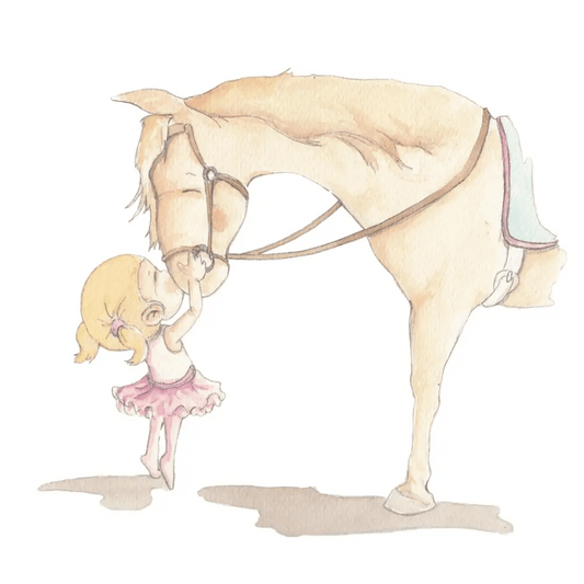 Vinilo Decorativo Infantil Caballos - BEST FRIEND GIRL - SUEÑOS DE CIGUEÑA - Sueños de Cigueña 