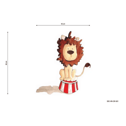 Vinilo Decorativo Infantil Circo XL - Sueños de Cigueña 