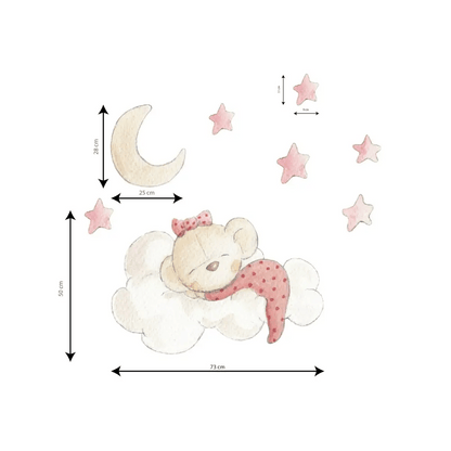 Vinilo Decorativo Infantil IN THE CLOUD - Sueños de Cigueña 