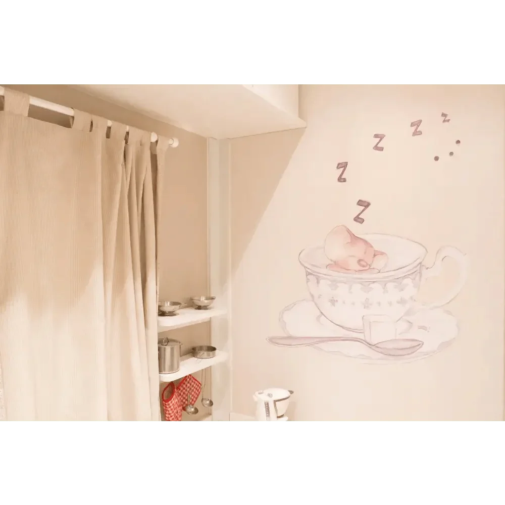 Vinilo Decorativo Infantil LA TACITA - Sueños de Cigueña 