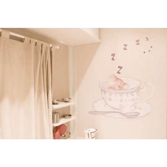 Vinilo Decorativo Infantil LA TACITA - Sueños de Cigueña