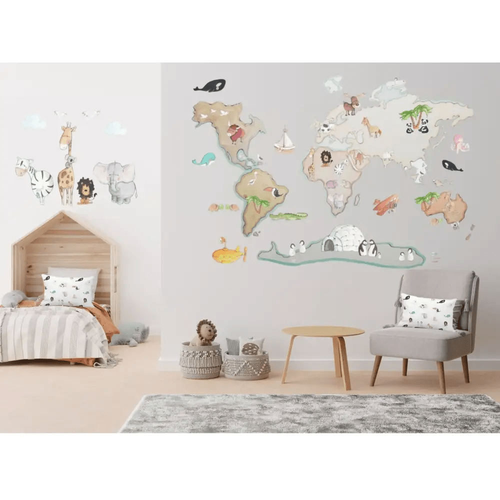 Vinilo Decorativo Infantil MADAGASCAR - SUEÑOS DE CIGUEÑA - Sueños de Cigueña 