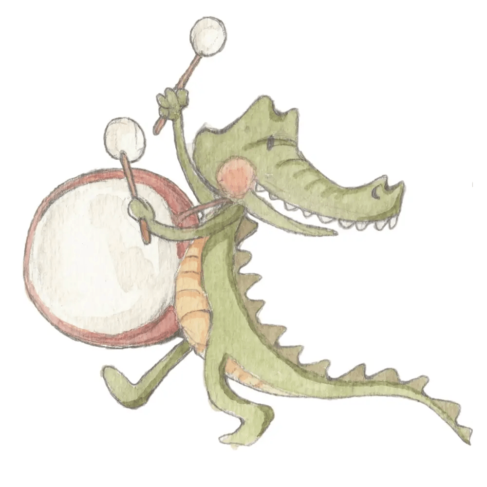 Vinilo Decorativo Infantil MUSICAL BAND 02 - Sueños de Cigueña 
