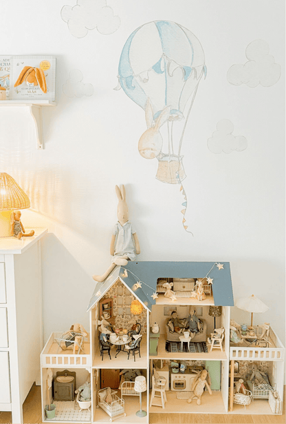 Vinilo Decorativo Infantil RABBIT IN BALLOON - Sueños de Cigueña 