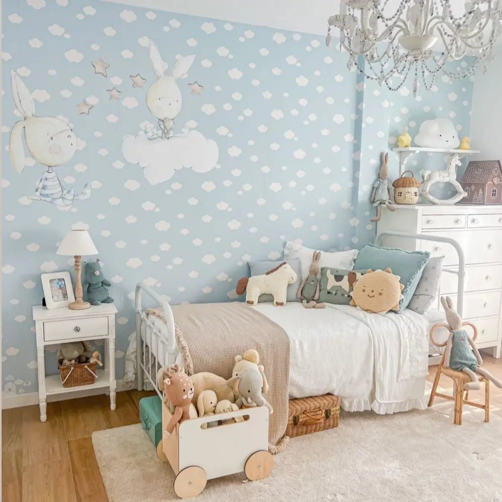 Vinilo Decorativo Infantil TWIN RABBIT - Sueños de Cigueña 