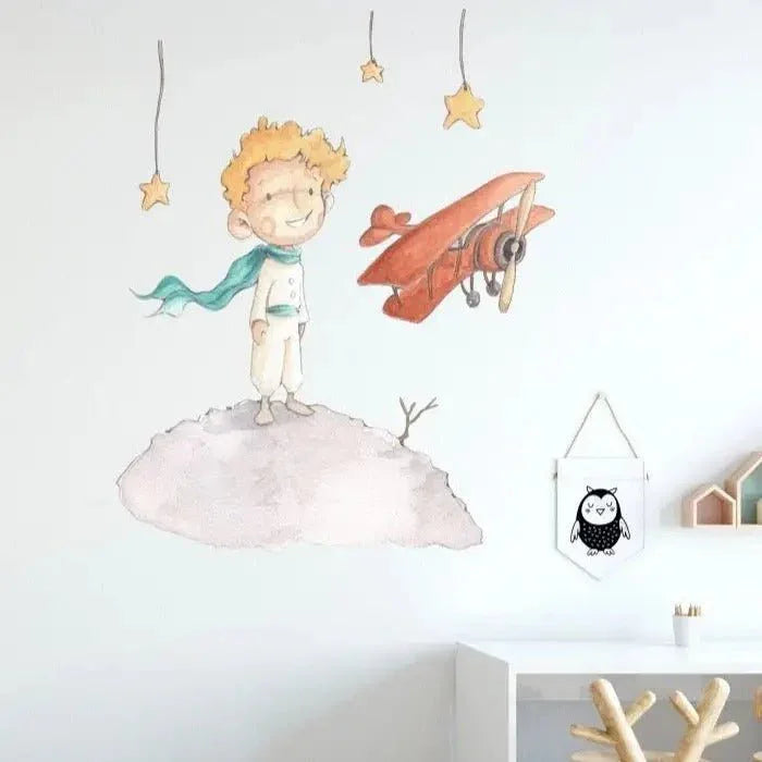 Vinilo Decorativo Little Prince para Decoración Infantil - Sueños de Cigueña 