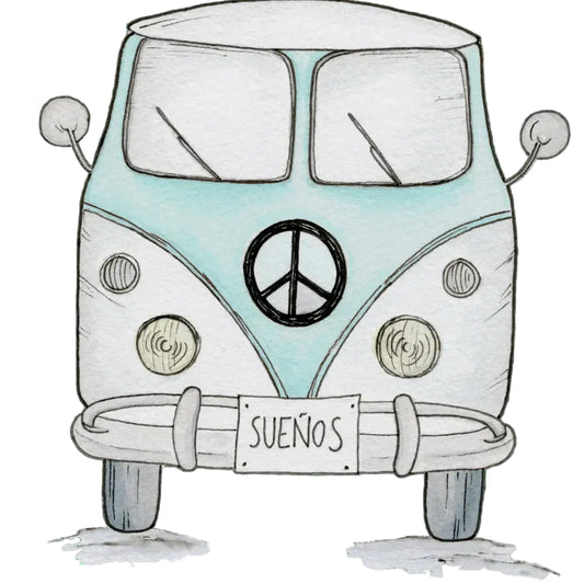 Vinilo Decorativo VAN Mint 95x95cm - Sueños de Cigueña