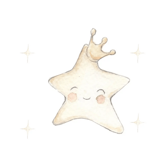 Vinilo Infantil Estrella "Small" STAR 80x80cm - Sueños de Cigueña 