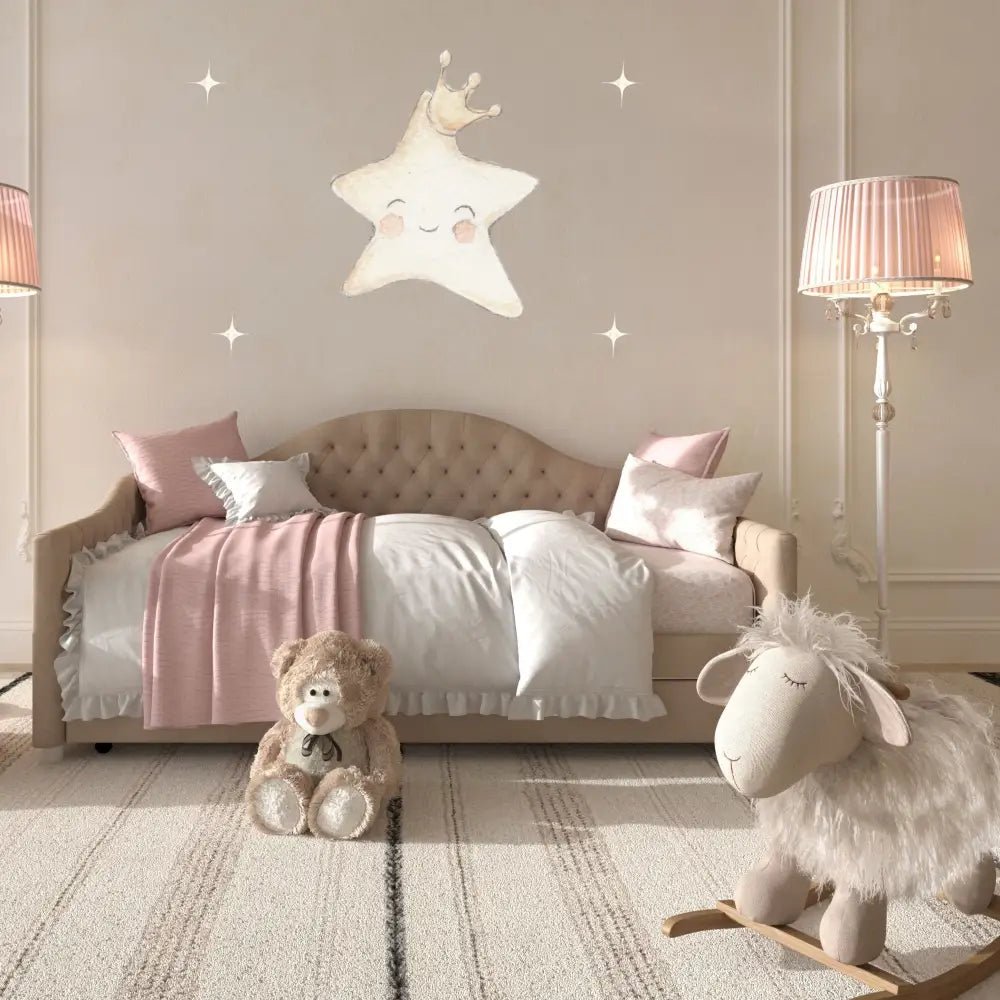 Vinilo Infantil Estrella "Small" STAR 80x80cm - Sueños de Cigueña 