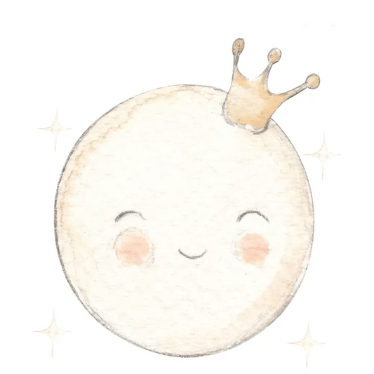 Vinilo Infantil Luna "Small" MOON 70x70cm - Sueños de Cigueña 