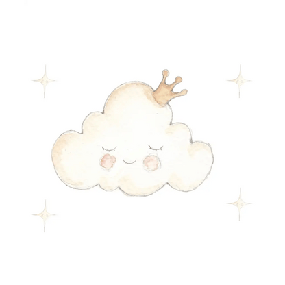 Vinilo Infantil Nube "Small" CLOUD 80x65cm - Sueños de Cigueña 