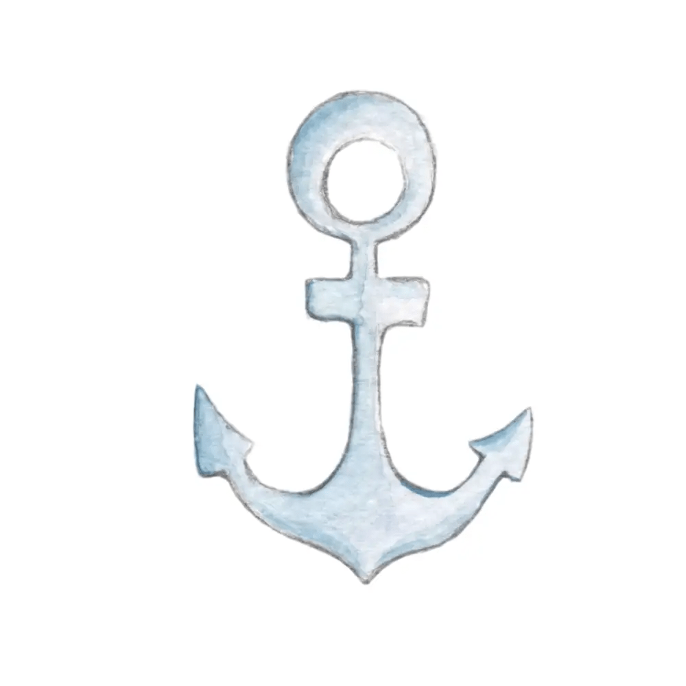 Vinilo Infantil "Small" ANCHOR 60x65cm - Sueños de Cigueña 