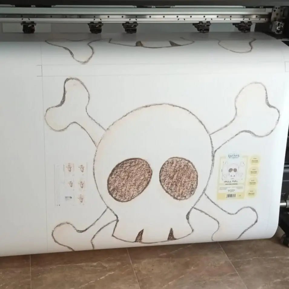 Vinilo Infantil "Small" SKULL 80x94cm - Sueños de Cigueña 