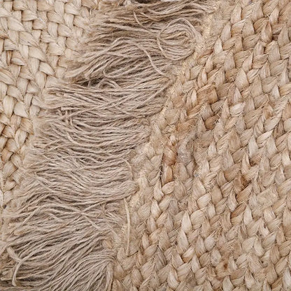 TERRA tapis jute avec franges - Sueños de Cigueña