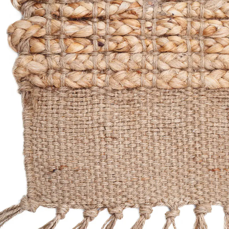 VIGGO tapis jute naturel structure - Sueños de Cigueña