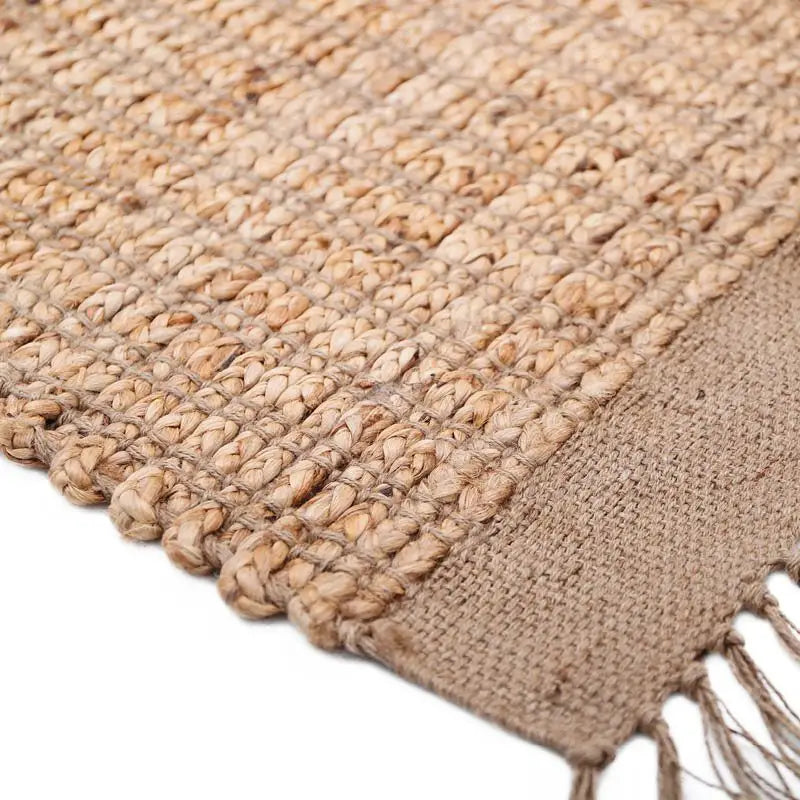 VIGGO tapis jute naturel structure - Sueños de Cigueña
