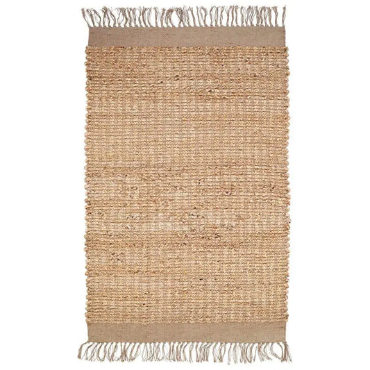 VIGGO tapis jute naturel structure - Sueños de Cigueña