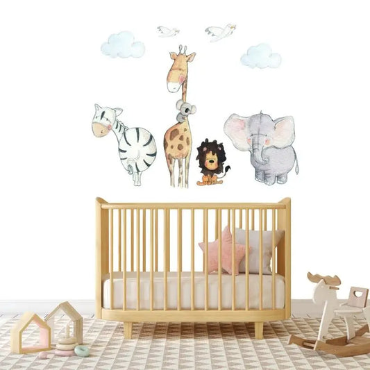 Vinilo Decorativo Infantil MADAGASCAR - Sueños de Cigueña