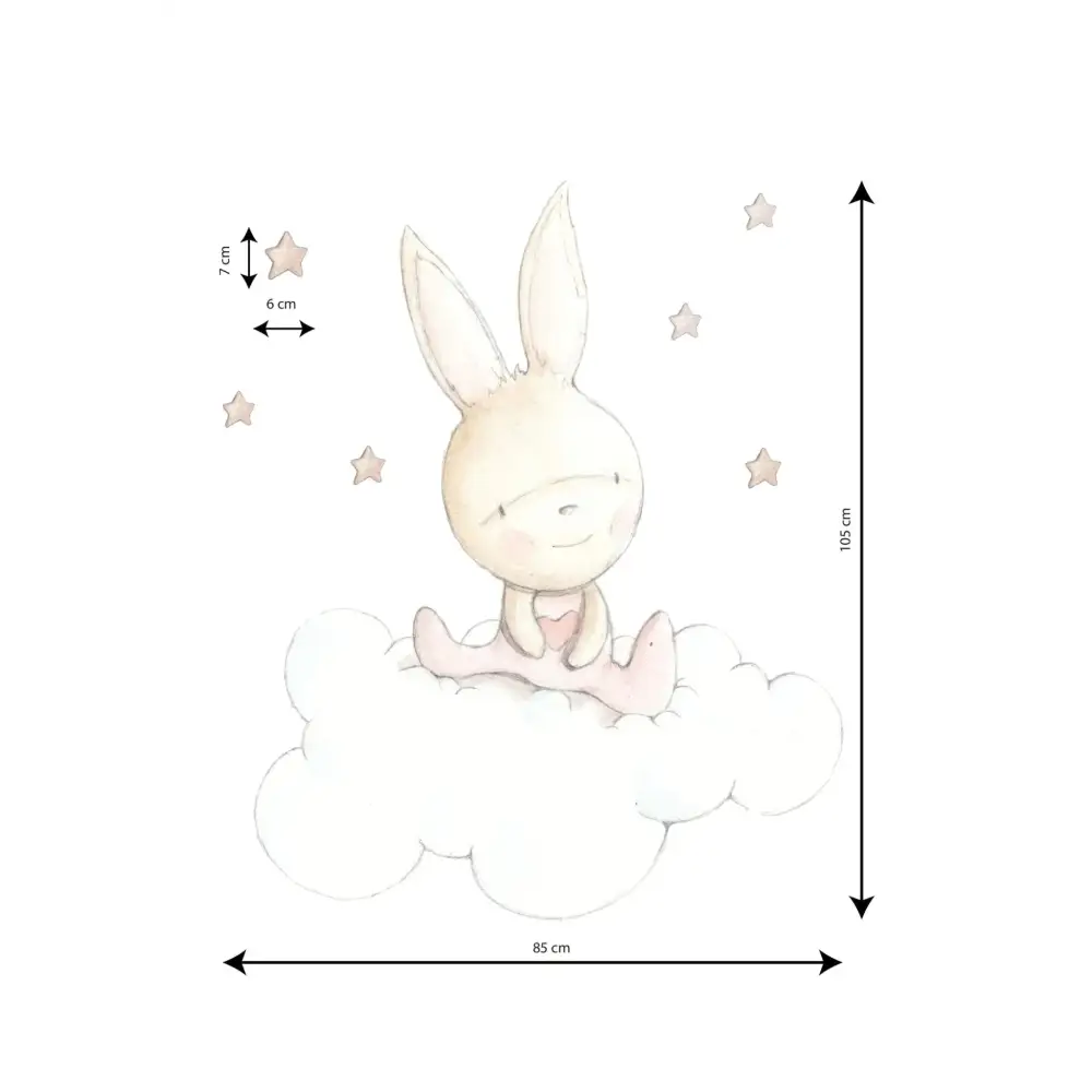 Vinilo Decorativo Infantil PINK DREAMS - Sueños de Cigueña