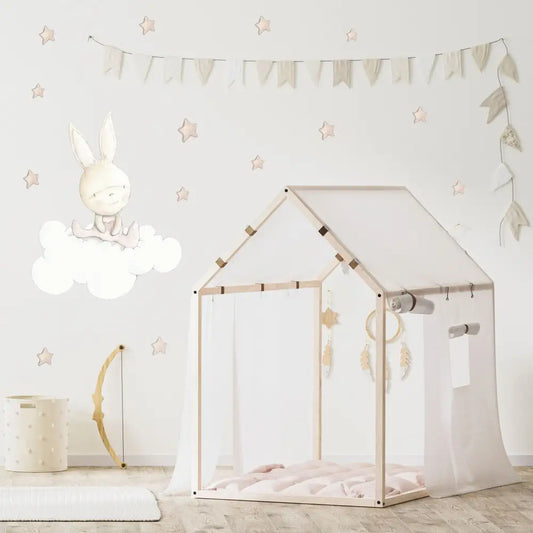 Vinilo de Tela Infantil PINK DREAMS - SUEÑOS DE CIGUEÑA Vinilo Decorativo Infantil PINK DREAMS - Sueños de Cigueña