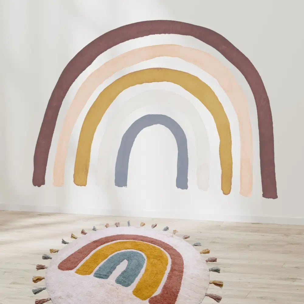 Vinilo de Tela Infantil RAINBOW MULTI - SUEÑOS DE CIGUEÑA - Sueños de Cigueña 