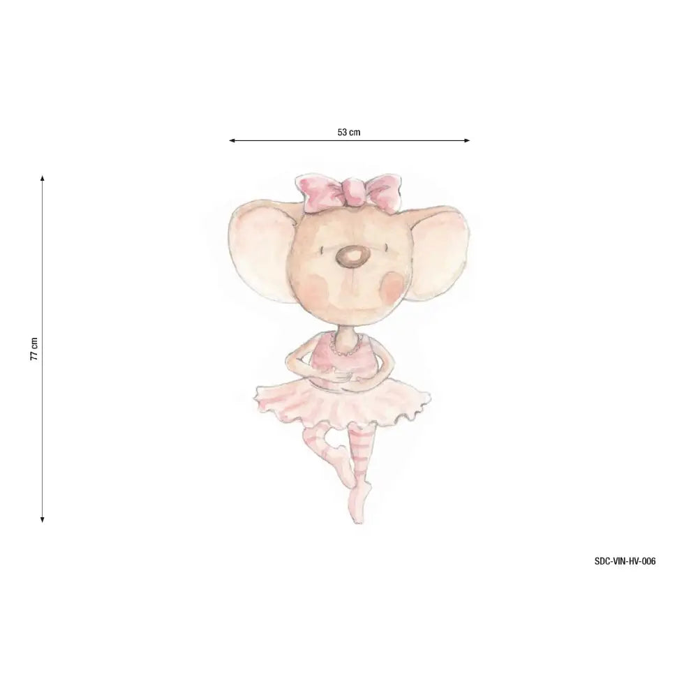 Vinilo Decorativo Infantil BAILANDO CON MARIPOSAS - Sueños de Cigueña