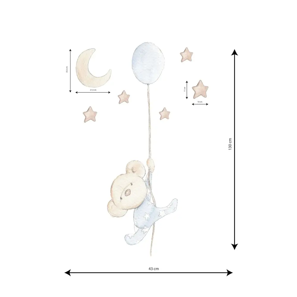 Vinilo Decorativo Infantil BALLOON BOY - Sueños de Cigueña