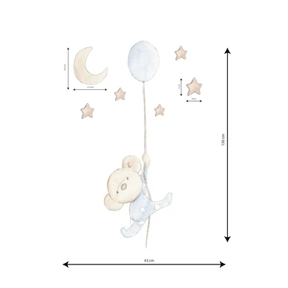 Vinilo Decorativo Infantil BALLOON BOY - Sueños de Cigueña