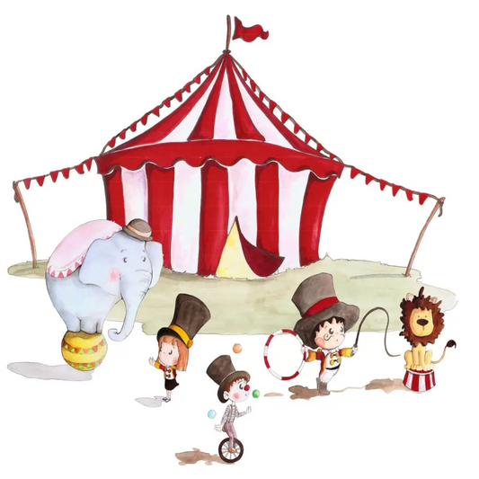 Vinilo Decorativo Infantil CIRCUS XL - Sueños de Cigueña