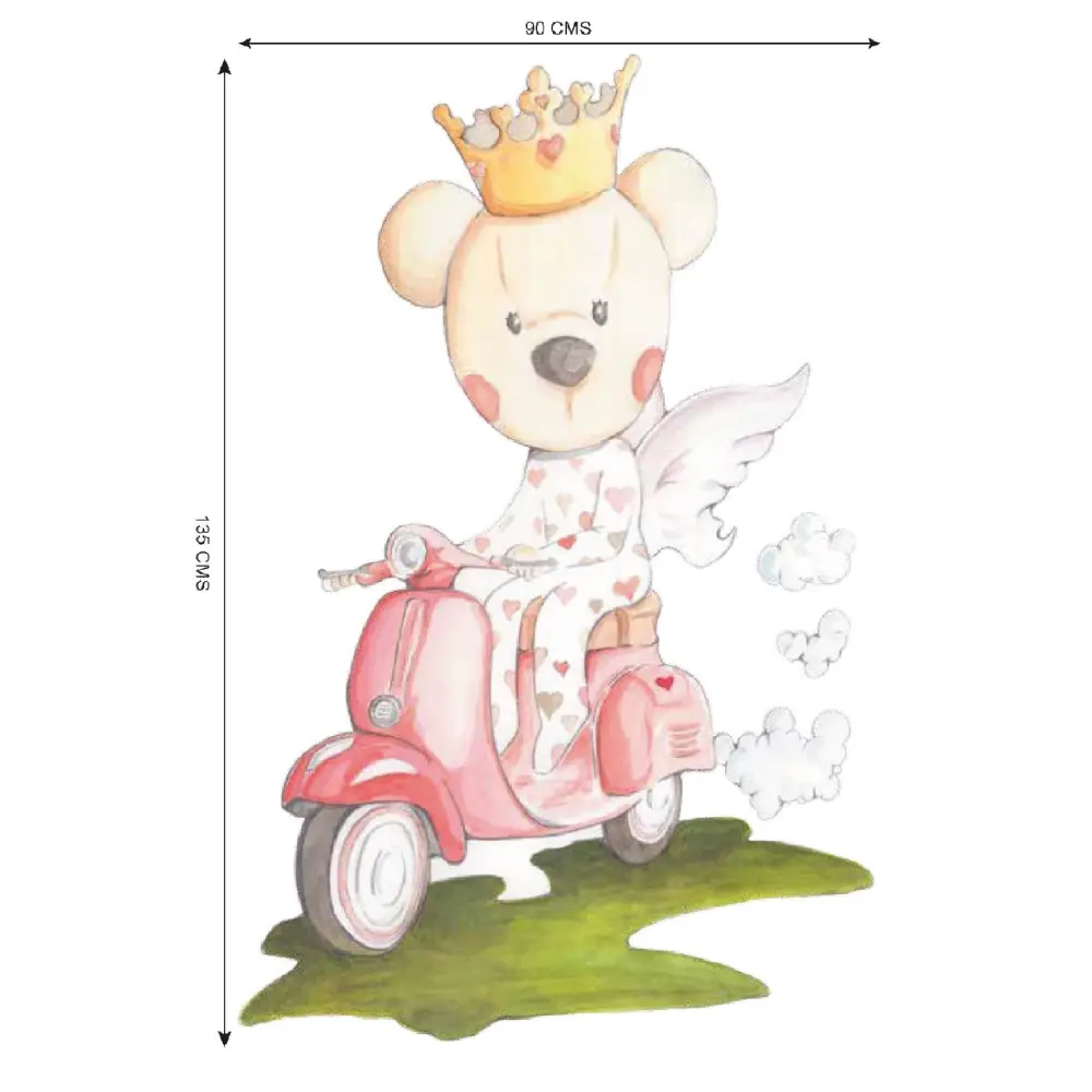 Vinilo Decorativo Infantil CLOE VESPA - Sueños de Cigueña