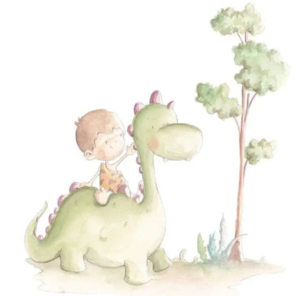 Vinilo Decorativo Infantil LINO & DINO - Sueños de Cigueña