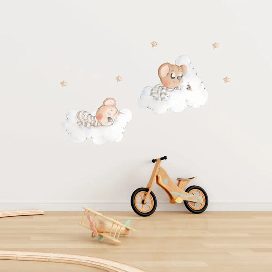 Vinilo Decorativo Infantil ENTRE NUBES - Sueños de Cigueña