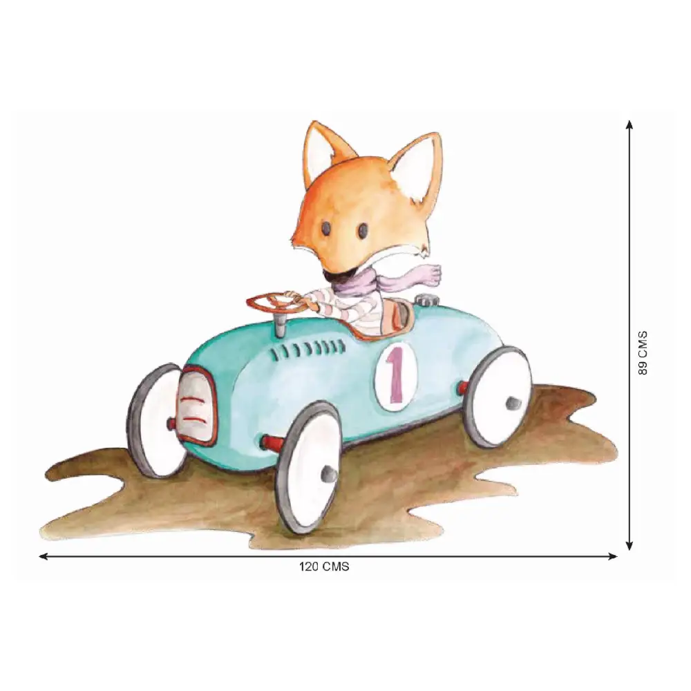 Vinilo Decorativo Infantil FOXY FOX - Sueños de Cigueña